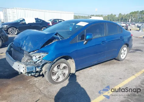 2013 Honda Civic Lx z USA, uszkodzony, nr VIN 2HGFB2F57DH505801